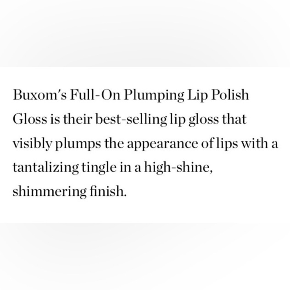 Buxom Full On Plumping Lip Polish Gloss Dolly - Picture 4 of 12